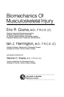 Biomechanics of musculoskeletal injury - Gozna